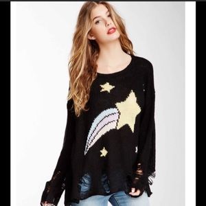 Wildfox Couture Shooting Star Lennon Sweater S